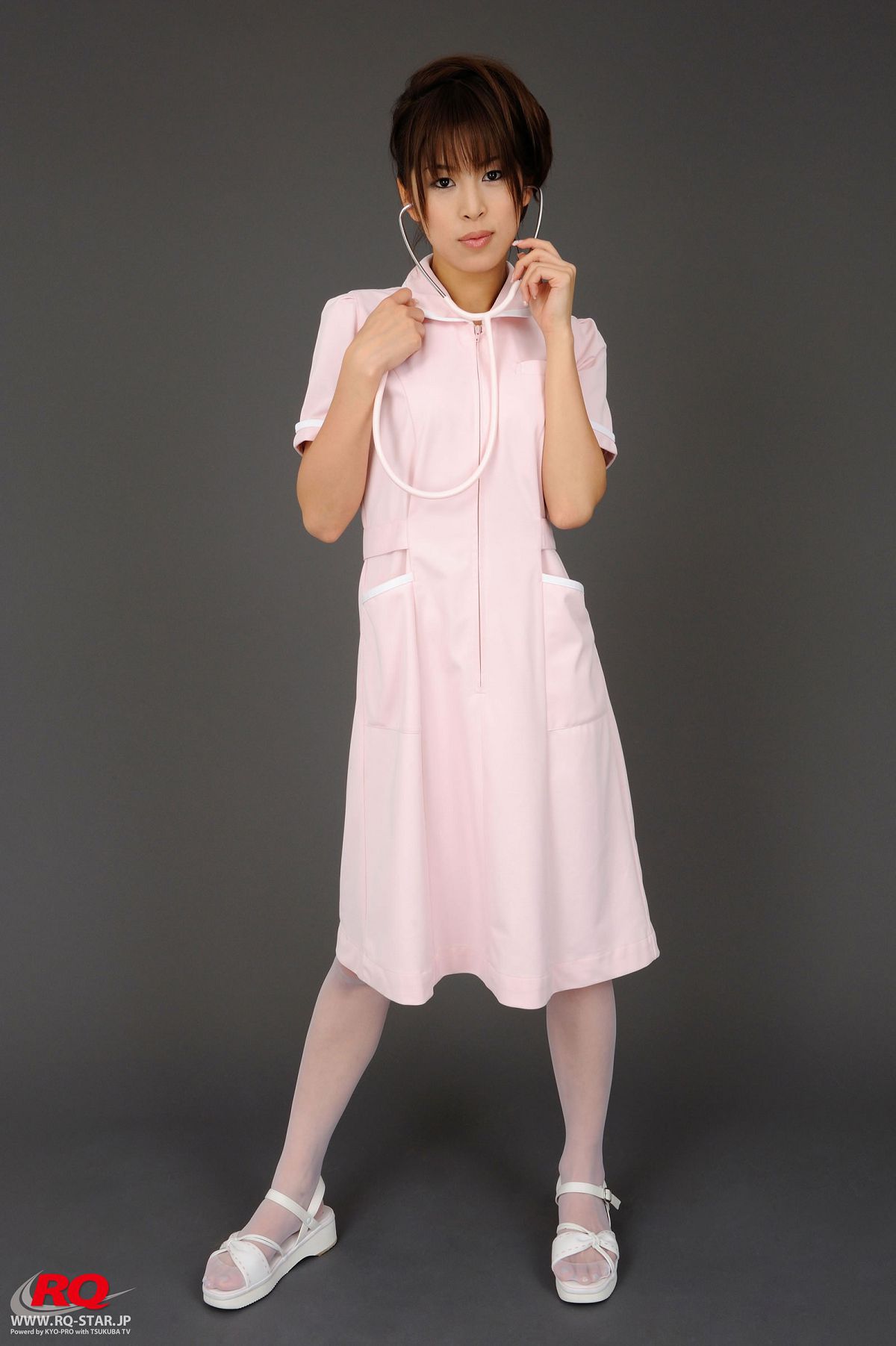 [RQ-Star] No.0019 Umi Kurihara 栗原海 ピンクナース 护士装  Nurse Costume [73P]